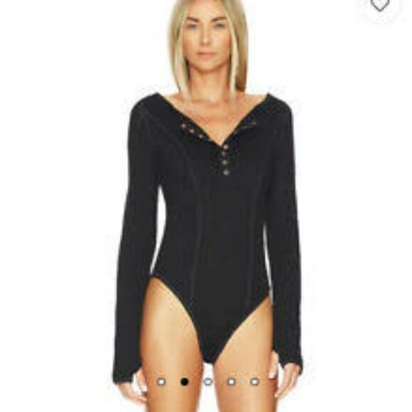 Free People Sloane Bodysuit Size S NWT - Picture 2 of 11